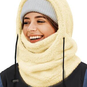 Large Fleece Balaclava Ski Mask Windproof Unisex Winter Face Cover